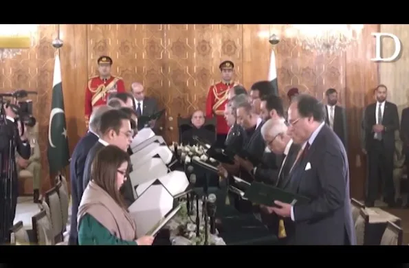 PM Shehbaz’s 19-member cabinet taking oath