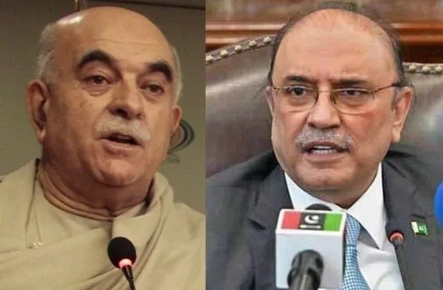 Mahmood Khan Achakzai Asif Ali Zardari